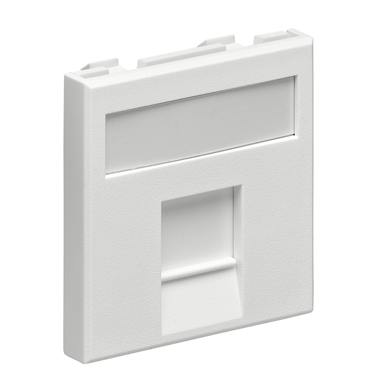 LEVITON - Plastron Plat Simple 45X45 avec volet