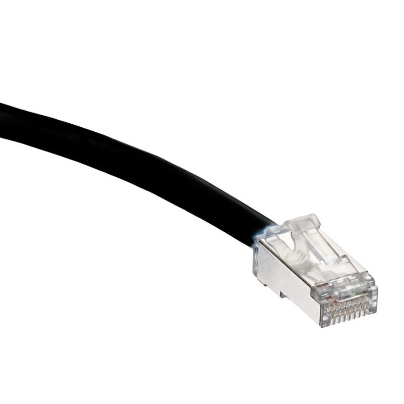 LEVITON - Cordon Cat6a S/FTP LSZH - Noir - 2m
