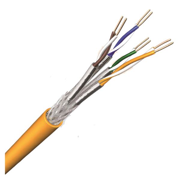 Câble Cat6A U/FTP 4P 500 MHz, Dca-s2,d1,a1, gaine FRNC - au mètre EOL