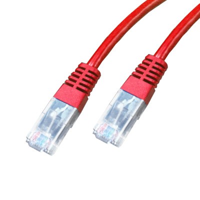 Cordon Cat 6 UTP Rouge - 0.25m