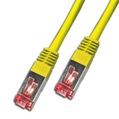 Cordon Cat 6 SSTP Jaune LSOH - 7m - NPR