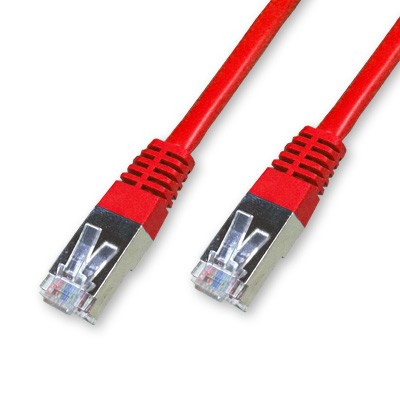 Cordon Cat 6 FTP Croisé Rouge - 10 m - NPR