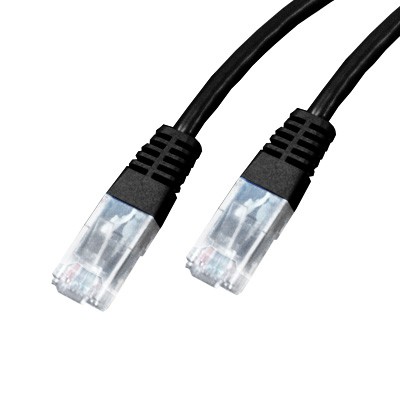Cordon Cat 5e UTP Noir - 10 m - EOL