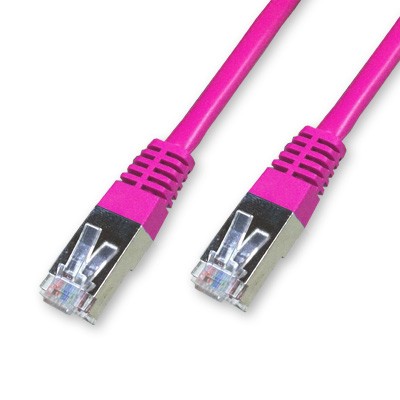 Cordon Cat 6 FTP Rose - 0.70m