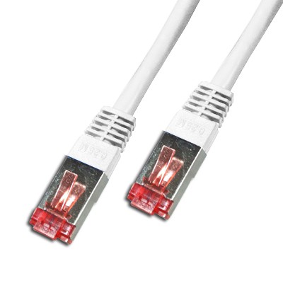 Cordon Cat 6a SSTP Blanc LSOH - 3 m - NPR