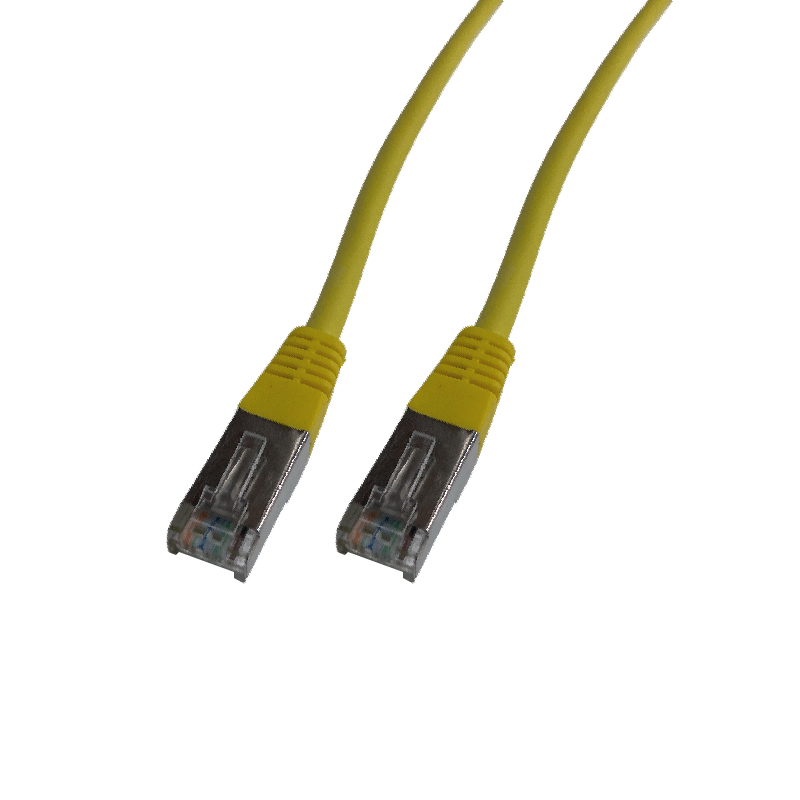 Cordon Cat 6 FTP LSOH Jaune - 1m