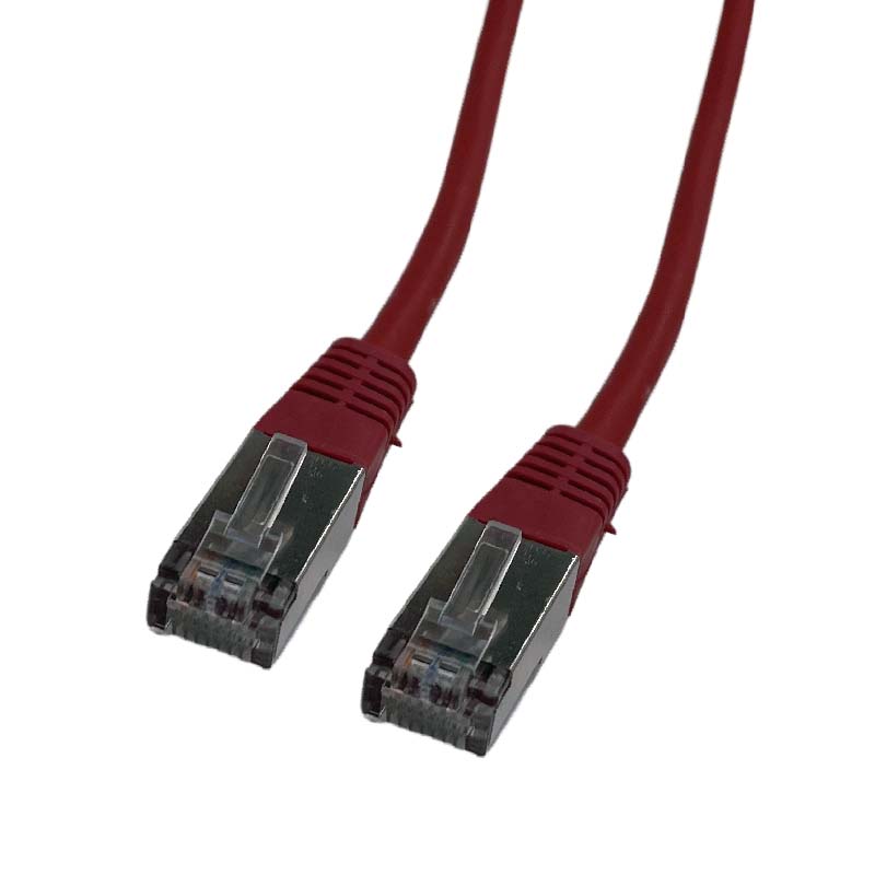 Cordon Cat 6 FTP LSOH Rouge - 1m