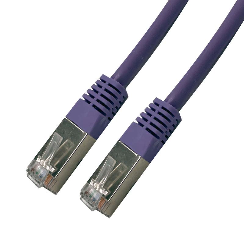 Cordon Cat 6 FTP LSOH Violet - 0.25m