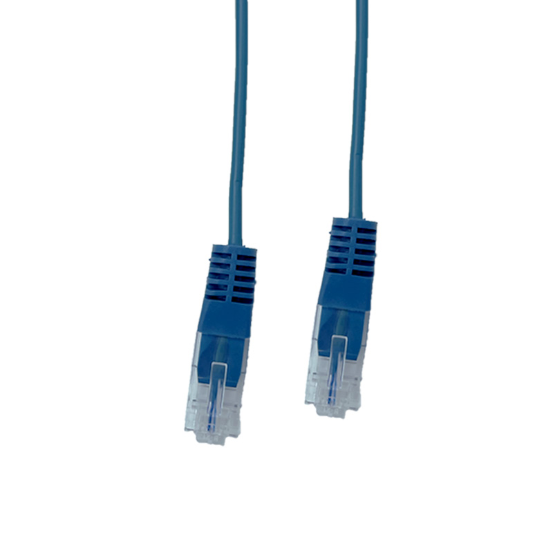 Cordon RJ45 1 paire bleu 4/5 "téléphone" 100 ohms - 2m 100% cuivre