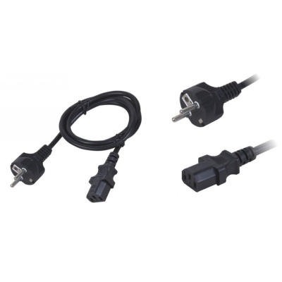 Cordon secteur 2P+T droit / C13 droit - 3x1mm² - 3m