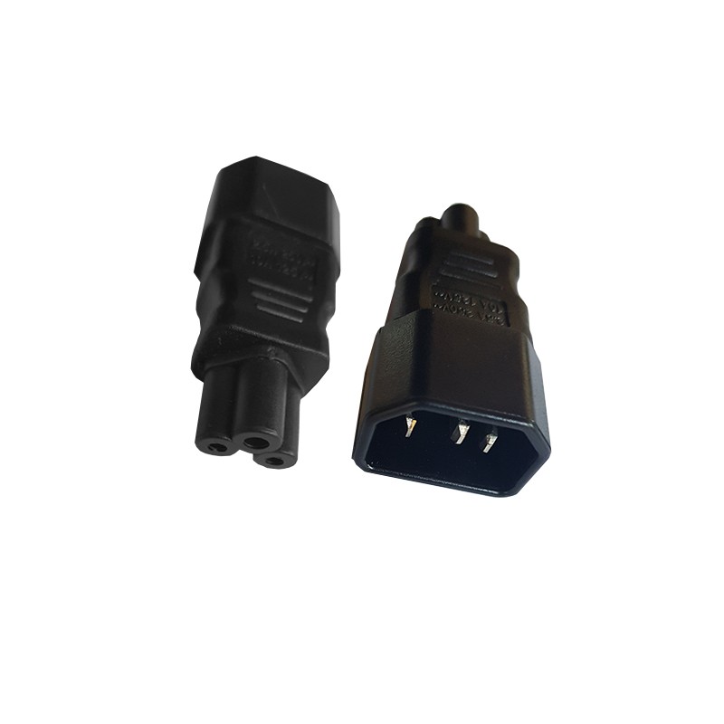 Adaptateur secteur C14 Mâle / C5 Femelle (Tripolaire) - NPR