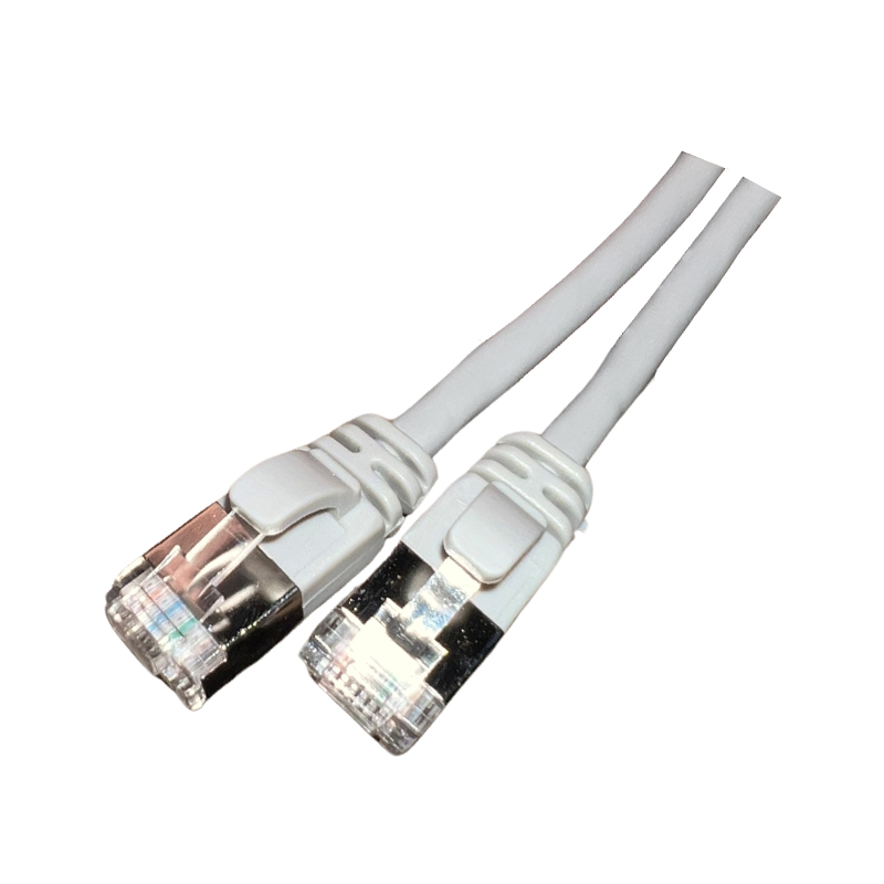 Cordon C6a SSTP ultra fin Slim AWG30 LSZH - Gris - 2m