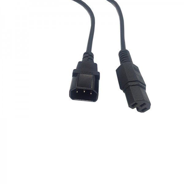 Rallonge C14/C15 - 5m – Noir