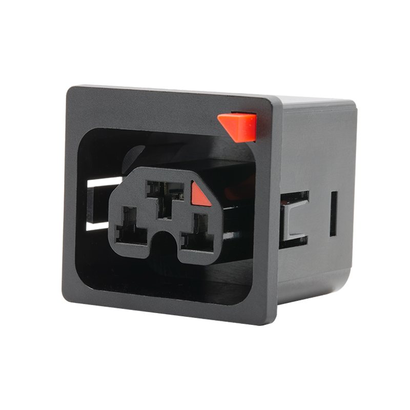 IEC Lock - Prise femelle UK verouillable CX - Noir