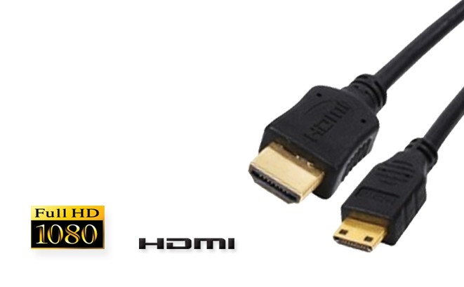 Cordon HDMI type A vers Mini HDMI type C connecteurs OR M / M - 5 m
