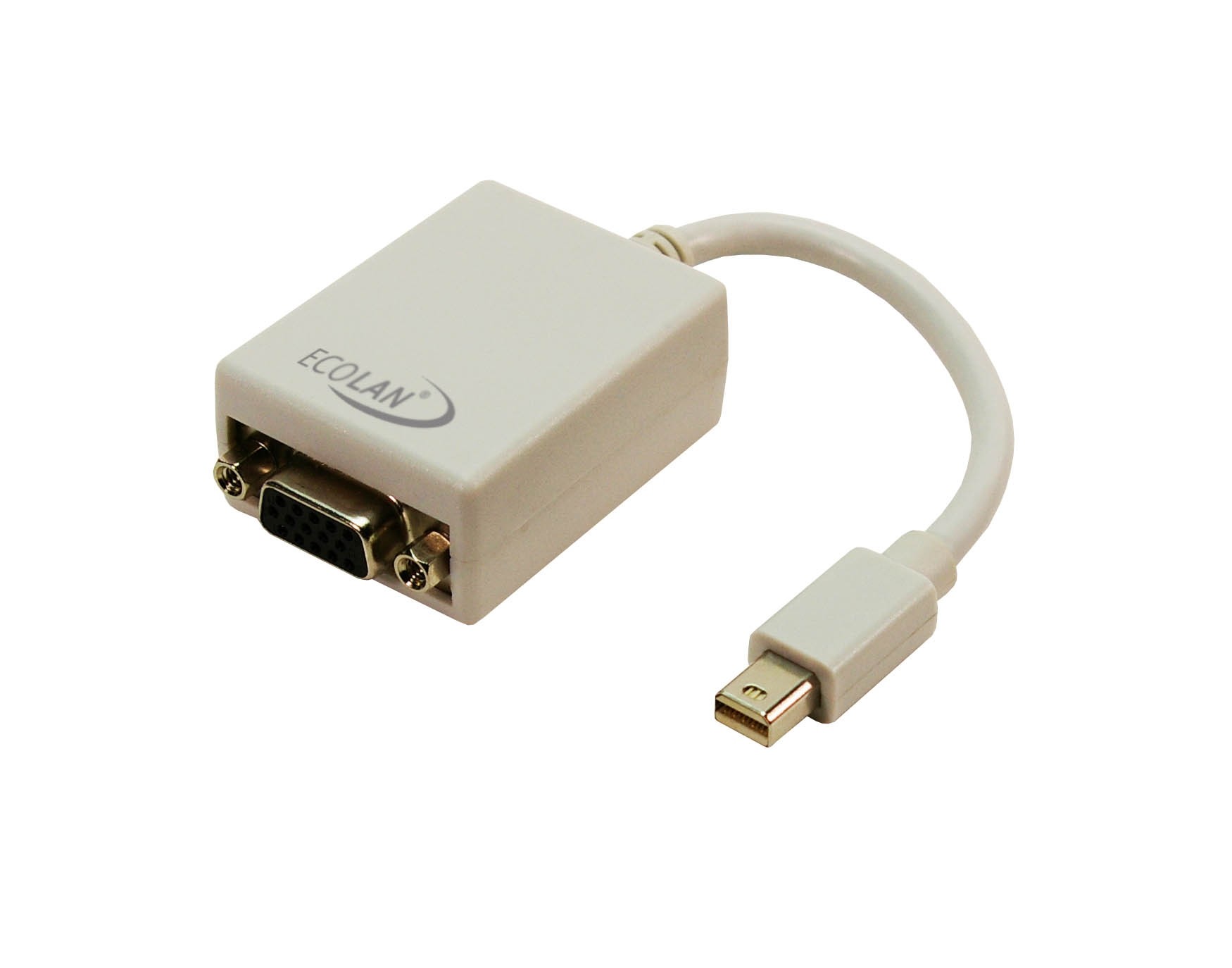 Adaptateur Mini DisplayPort 1.2 M vers VGA F - 0.20m - NPR