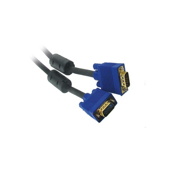 Cordon SVGA OR avec ferrites M/M - 3 coax - AWG30 - 1m - NPR
