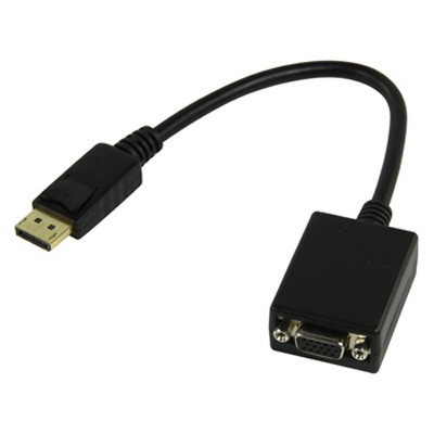 Adaptateur DisplayPort 1.2 M vers VGA F - AWG30 - 0.20m - 2051150