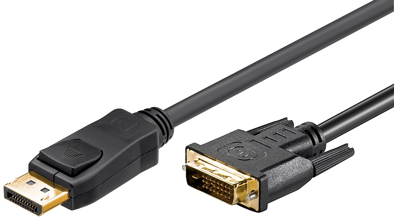 Cordon DisplayPort 1.1 M vers DVI-D (24+1) Mâle - AWG30 - 3m - NPR