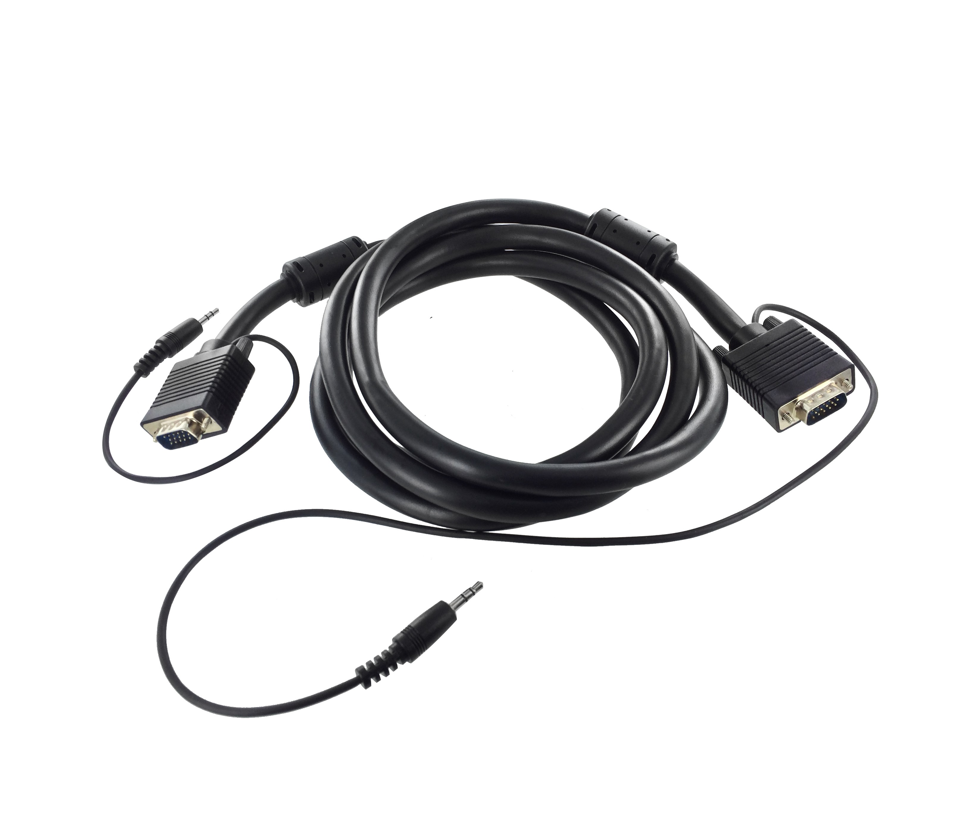 Cordon SVGA + Audio ''Platinum'' Full Pin - AWG26 - M/M - 1 m