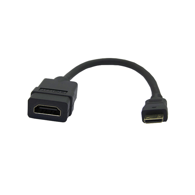Adaptateur Mini HDMI M vers HDMI F - 0.20m