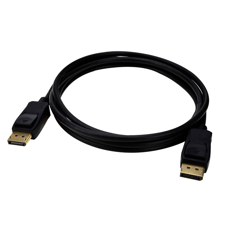 Cordon DisplayPort 1.2 M/M noir - AWG28 - 1m