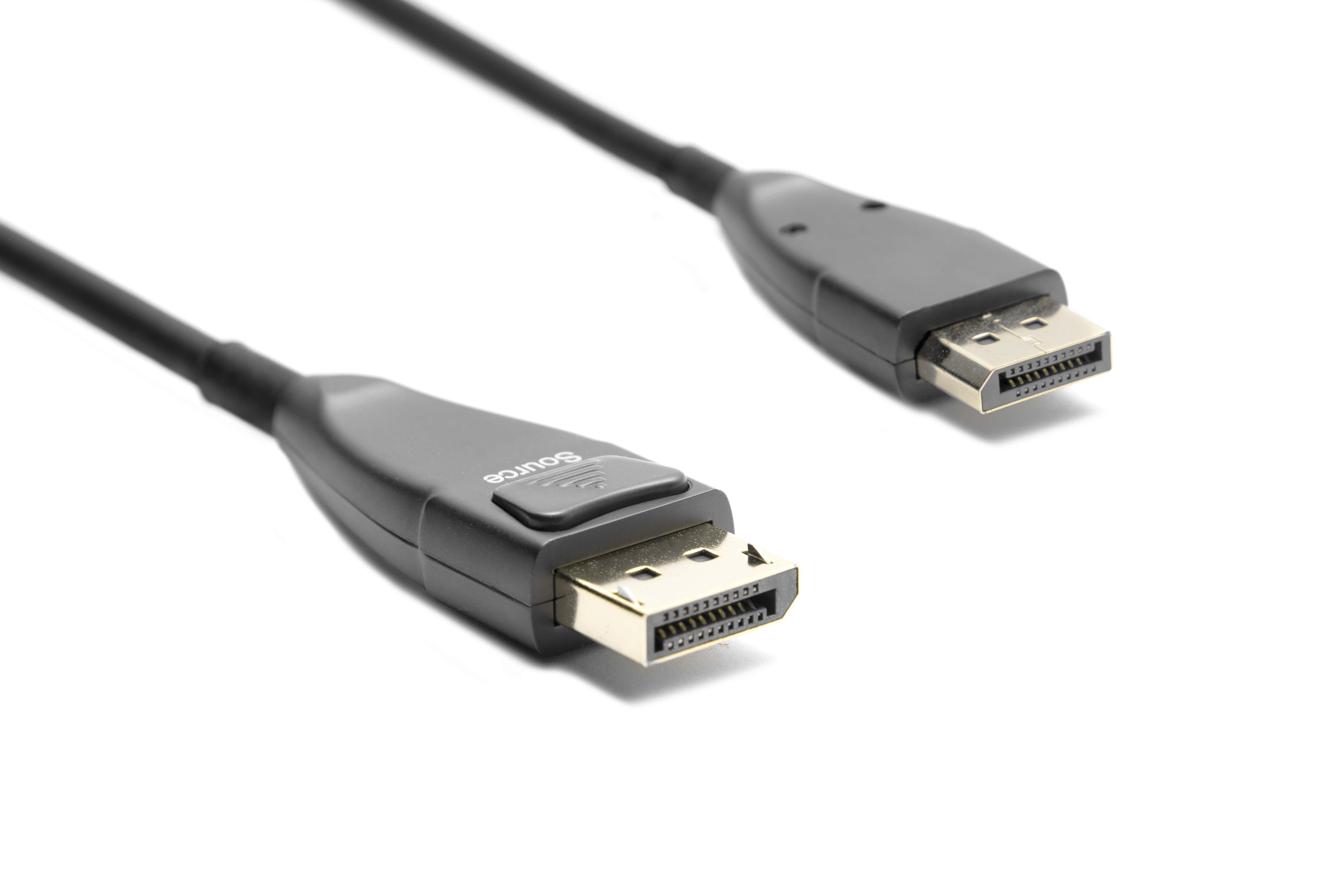 UPTEC - Cordon Displayport 1.4 Optique Actif mâle/mâle - 8m - EOL