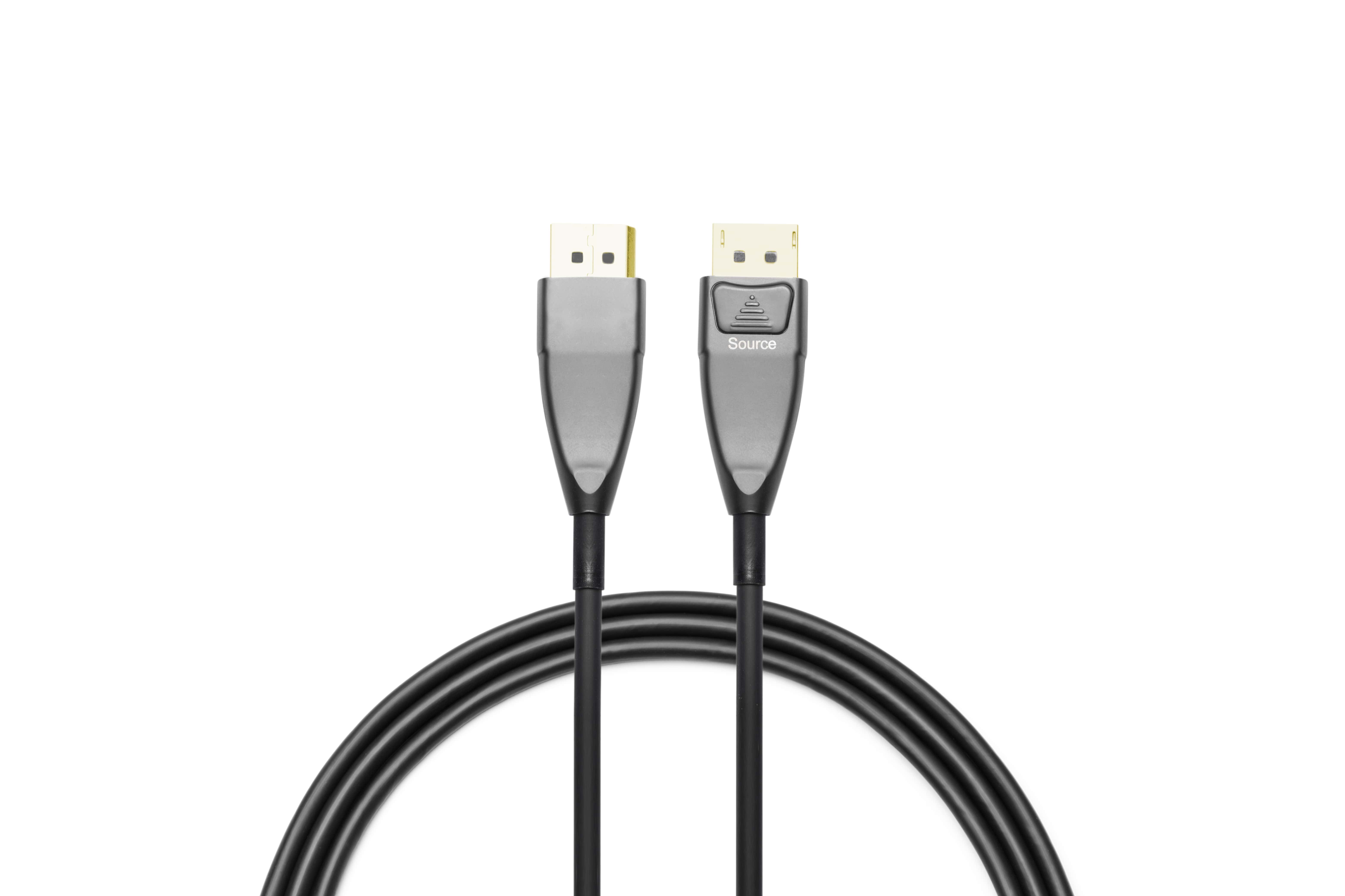 UPTEC - Cordon Displayport 1.4 Optique Actif mâle/mâle - 15m - NPR