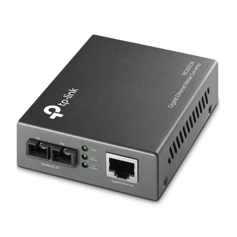 TP-LINK Transceiver RJ45 Gigabit / Fibre Optique multimode SC MC200CM