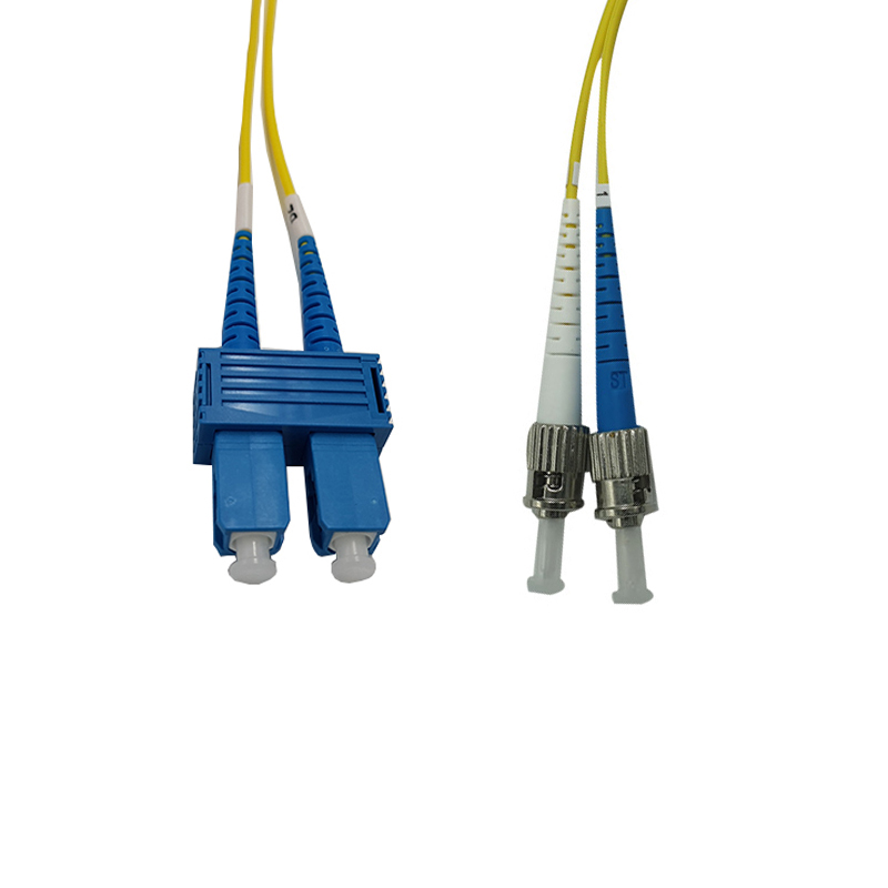 Cordon FO Duplex monomode 9/125 ST / SC - 7.50 m