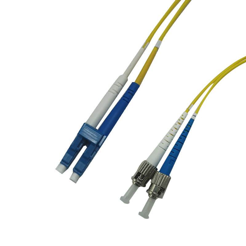 Cordon FO Duplex monomode 9/125 ST / LC - 7.50 m