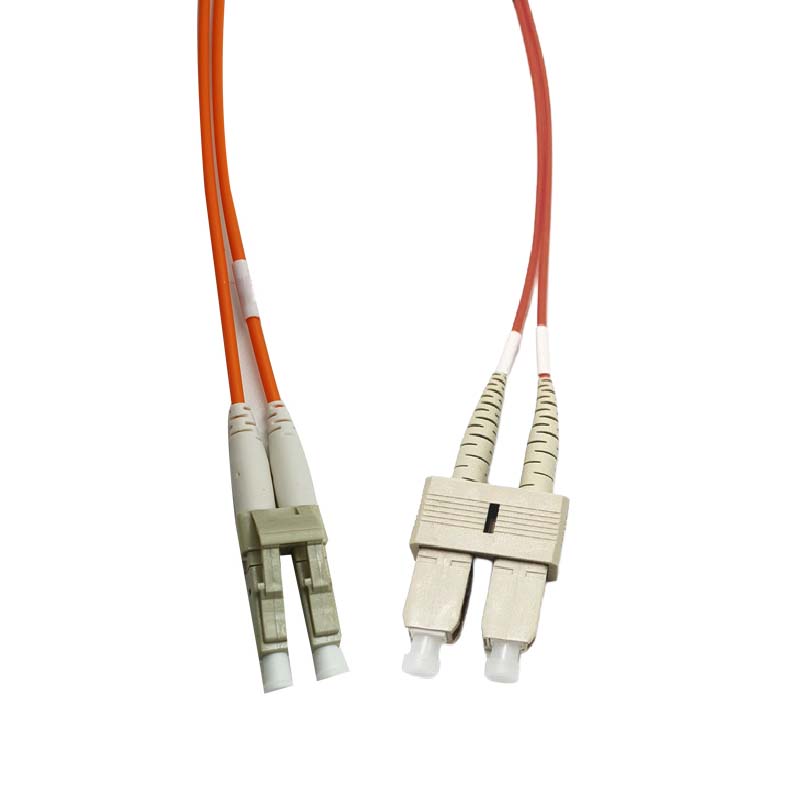 Cordon FO Duplex multimode 50/125 SC / LC - 7 m