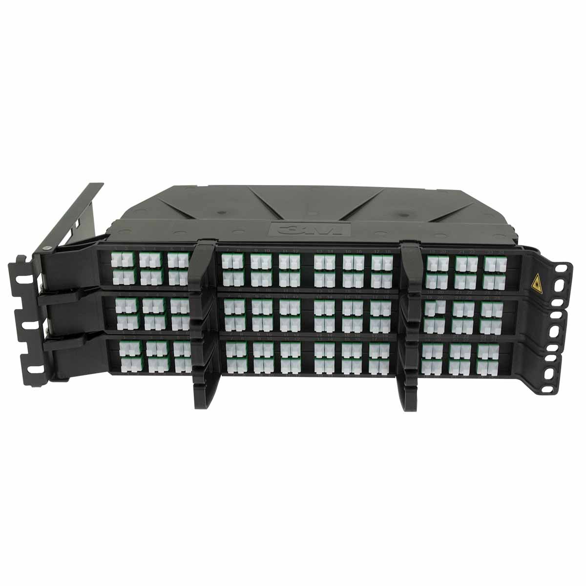 Tiroir 19"" polymère 3U 144FO SCAPC G.657A2 ouv. gauche (982218)