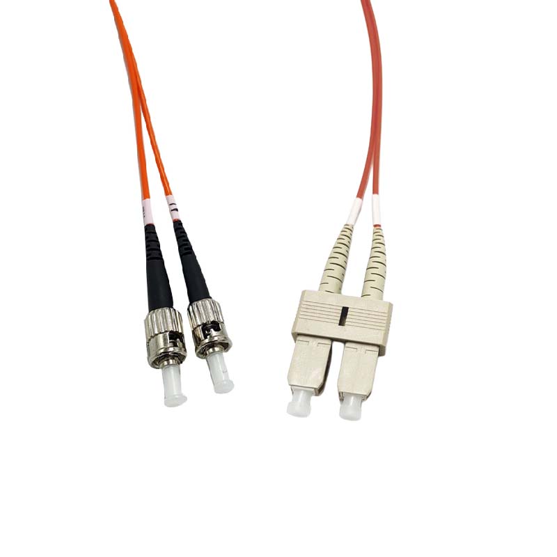Cordon FO Duplex multimode 50/125 ST / SC - 7 m