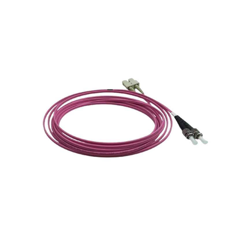 Cordon FO Duplex multimode 50/125 ST / SC - OM3 - 5m - NPR