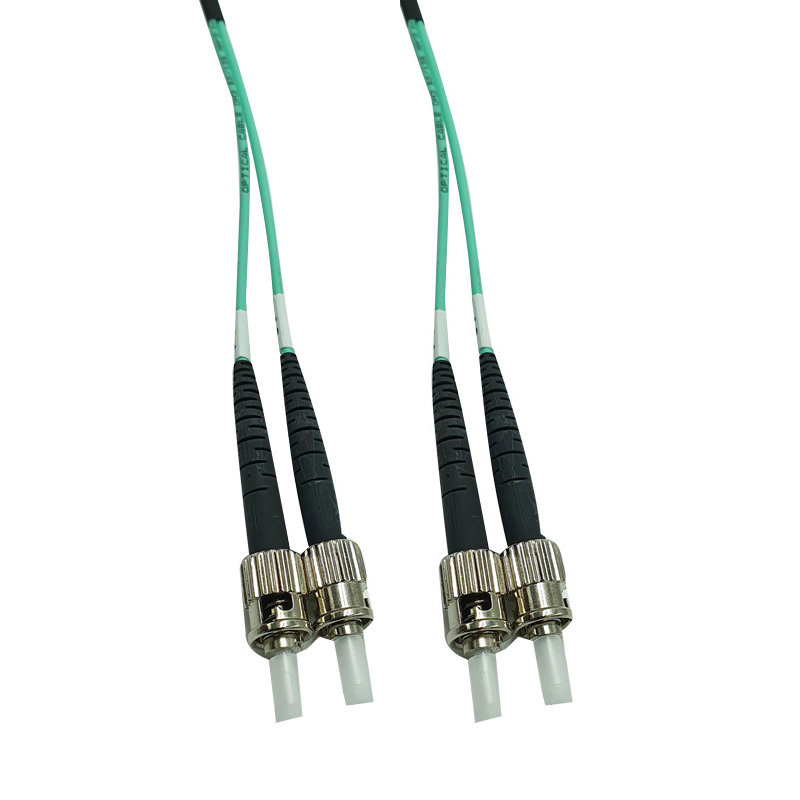 Cordon FO Duplex multimode 50/125 ST / ST - OM3 - 0.5m - NPR