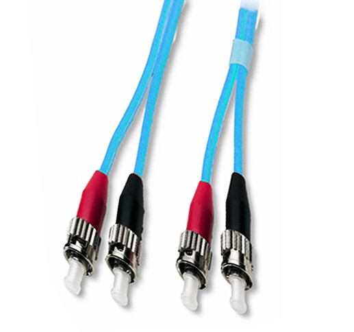 Cordon FO Duplex multimode 50/125 ST / ST - OM3 - 15m - NPR