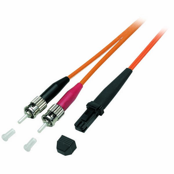 Cordon FO multimode 50/125 MTRJ / ST - 2 m
