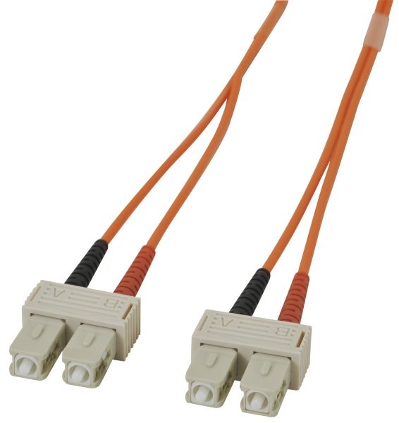 Cordon FO Duplex multimode 50/125 SC / SC - OM3 - 30m