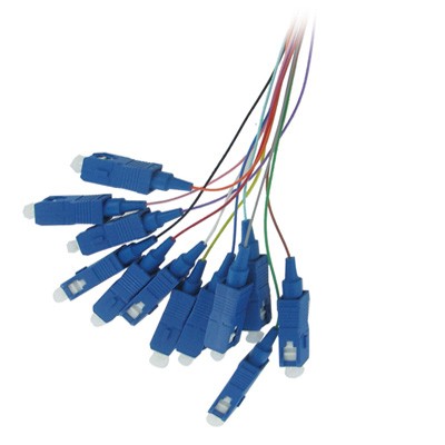 Pigtail SC Monomode 9/125 – 2m - lot de 12 couleurs