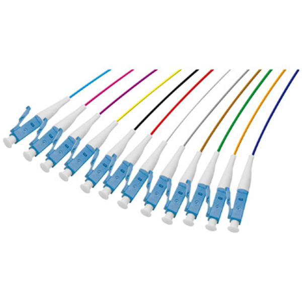 Pigtail LC Multimode 62.5/125 – 2m - lot de 12 couleurs