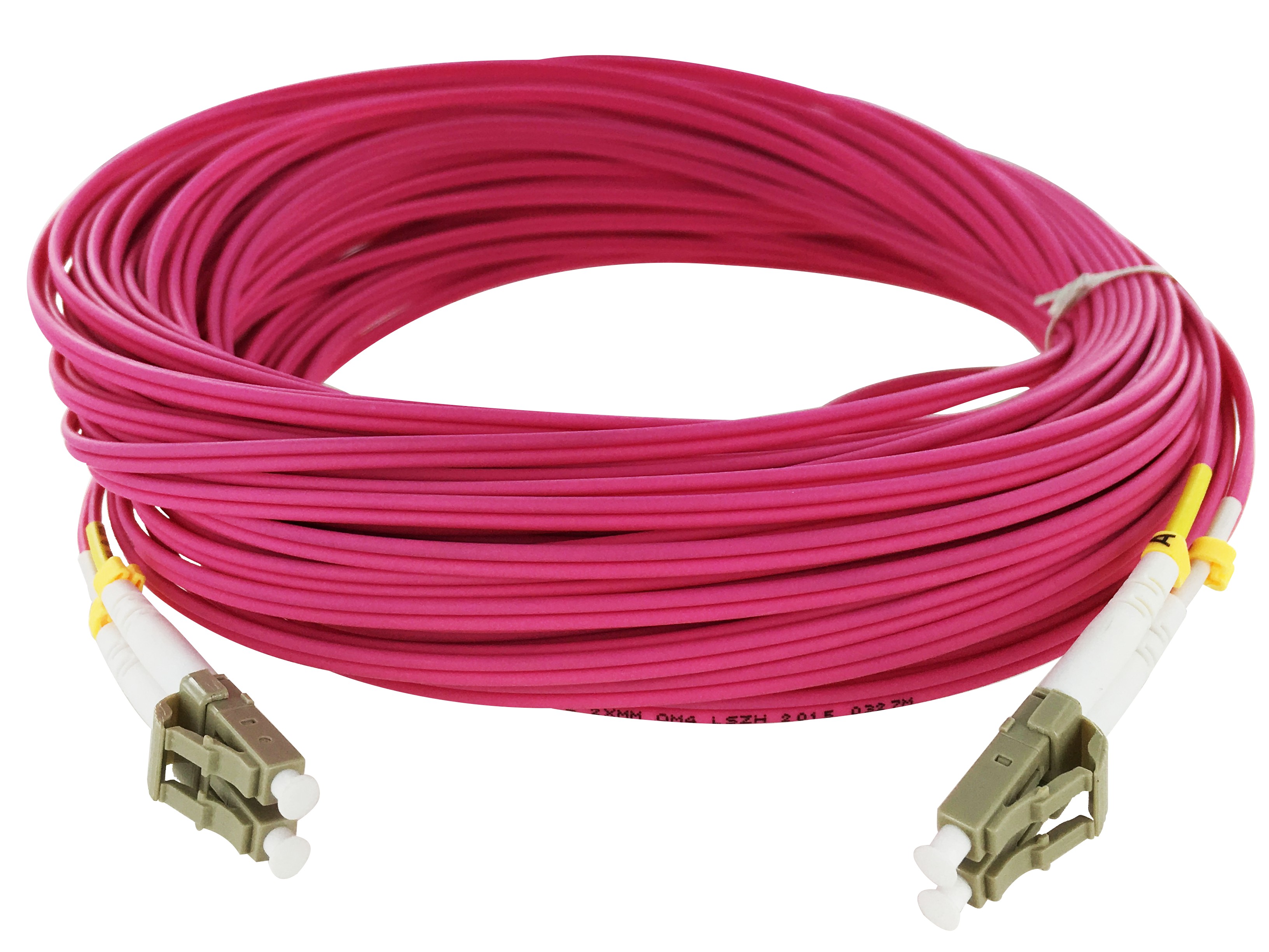 Cordon FO Duplex multimode 50/125 - OM4 - LC/LC - 3m