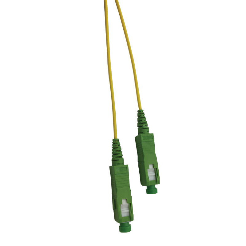 Cordon FO Splx monomode G657A2 Grade B SC APC/SC APC - 2m Jaune