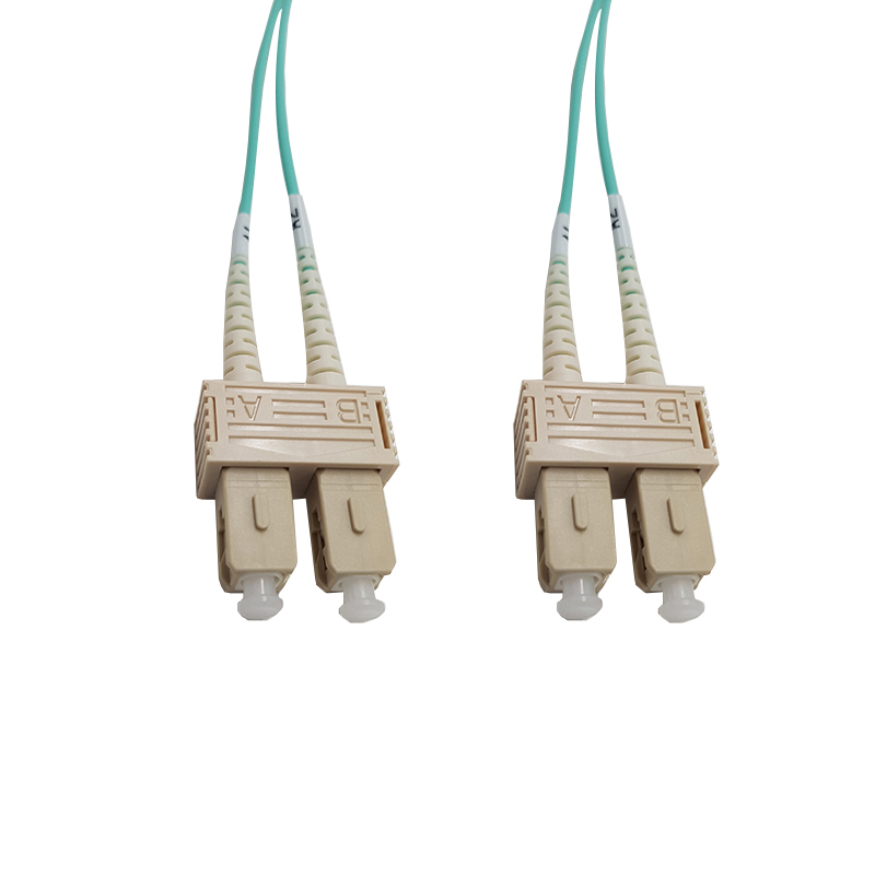 Cordon FO Duplex multimode 50/125 - OM4 - SC/SC - 15m