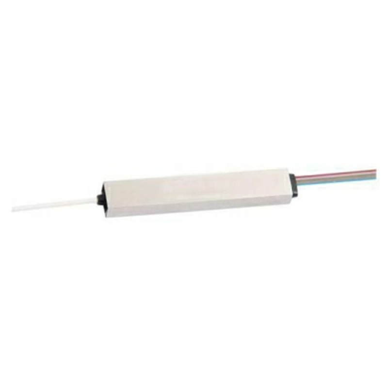 PLC Splitter 250µm G657A2 LSZH 1 vers 4 en acier - 1m