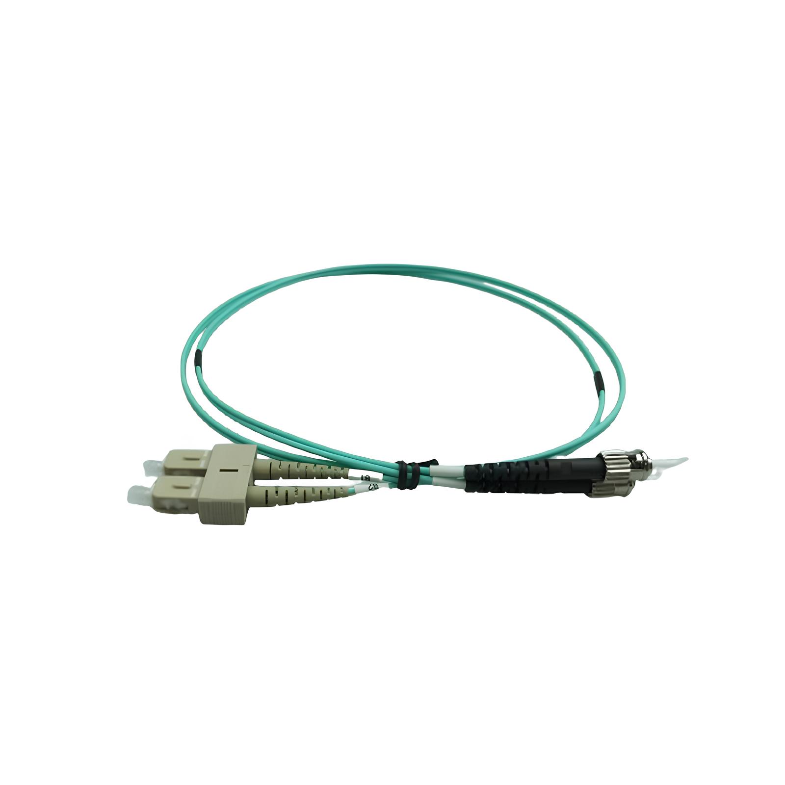 Cordon FO Duplex multimode 50/125 - OM4 - SC/ST - 7m - NPR
