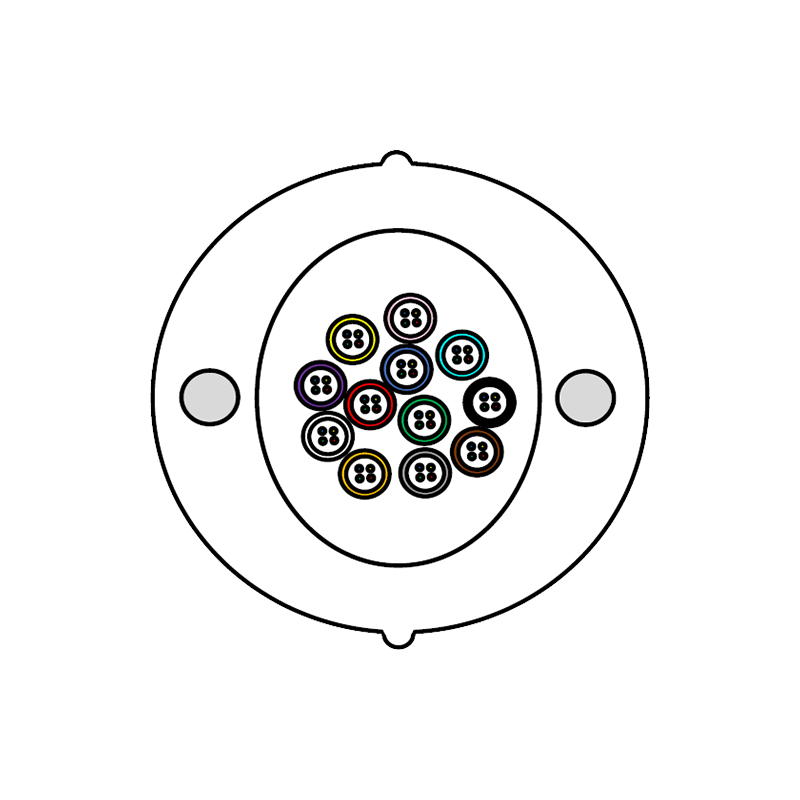 Câble FTTH Riser Colonne montante G657A2 - Modulo 4 - 24FO - 2KM