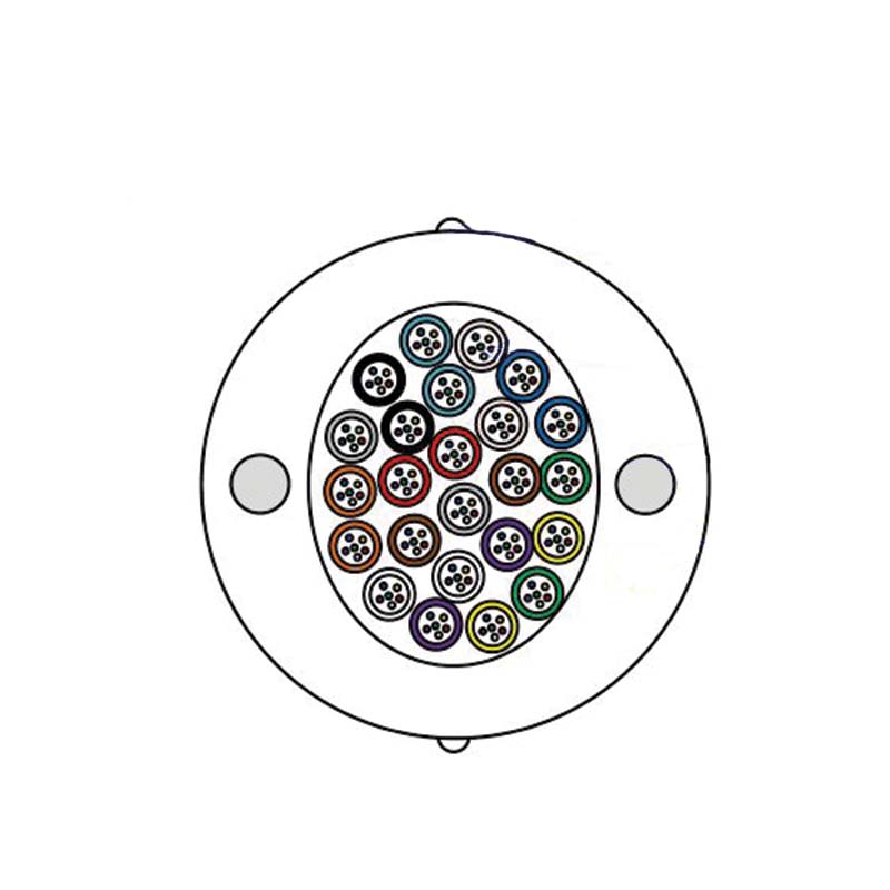 Câble FTTH Riser Colonne montante G657A2 Modulo 6 - 24FO - au m - EOL