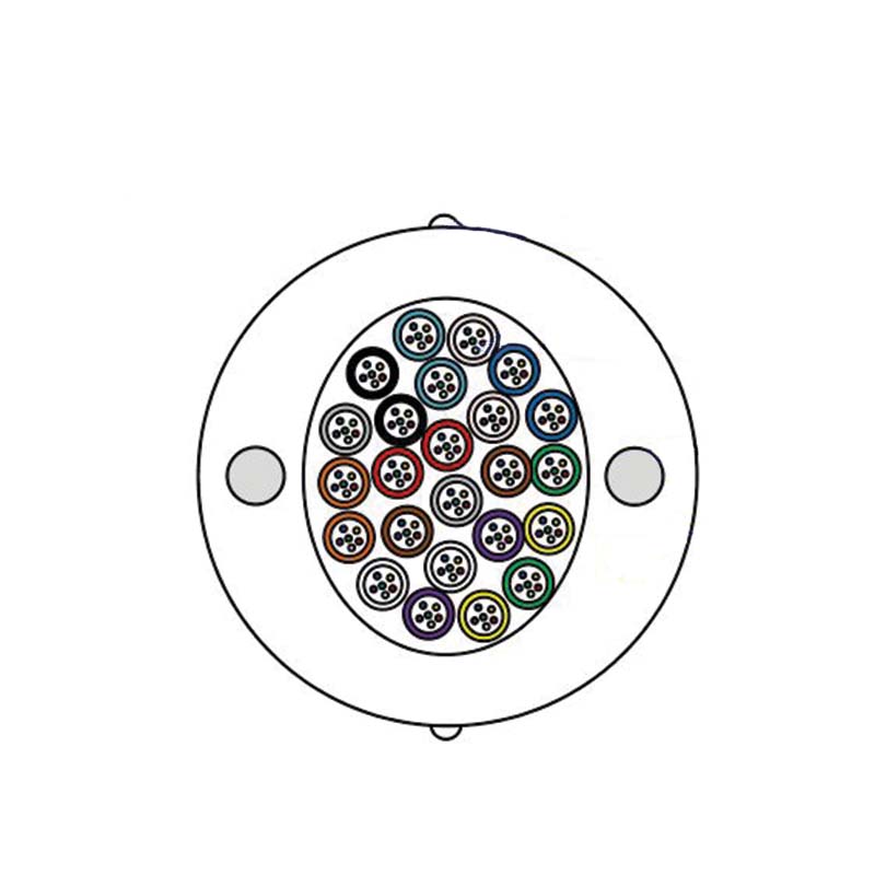 Câble FTTH Riser Colonne montante G657A2 - Modulo 6 - 48FO - 2KM