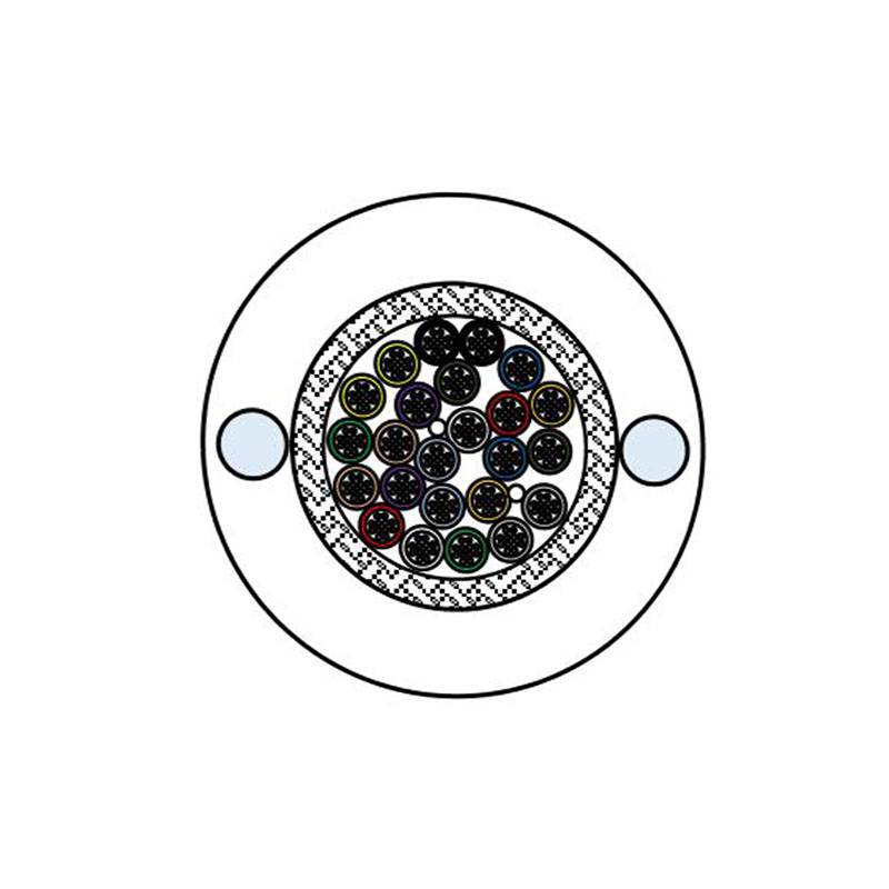 Câble FTTH Riser Colonne montante G657A2 - Modulo 12 - 144FO-au mètre